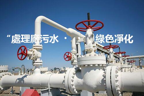 “處理廠污水，綠色凈化新篇章”